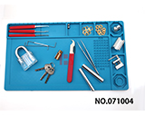 납땜 기판 시꼐 수리 절연 고무매트(자석 있음, 38*21cm)