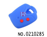 Proton자동차 버튼 2 개 원격 리모컨 키용 실리콘 케이스 (파란색)