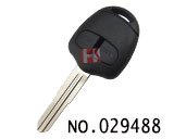 Mitsubishi Outlander 리모컨 키 케이스 (오른쪽 슬롯, 로고 없음) 버튼 2개