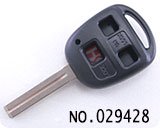 Lexus 3 버튼 리모컨 키 케이스