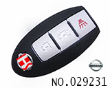 닛산 3 버튼 스마트 카드 케이스