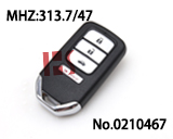 혼다 자동차 3-4버튼 스마트 리모컨 키 (주파수 313.8)