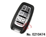 신형 크라이슬러 자동차키 스마트 원격 키 셸(버튼 7 개)