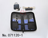 투명 연습 핀 텀블러 자물쇠/해제 도구 17 pcs  세트