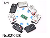 Toyota Lexus 2/3/4 버튼수 스마트 키 (5290 / 312MHZ)