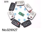 Toyota Lexus 2/3/4 버튼수 스마트 키 (3370 / 312MHZ)