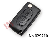 PEUGEOT 408 자동차 풀딩 리모컨 키 (0536FSK) 버튼 3 개