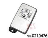 도요타 스마트 리모컨 키 쉘 버튼 4 개 (양쪽 도어 버튼 있음)