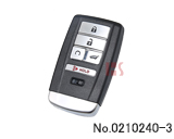 Acura 자동차 4 + 1 버튼 스마트키 셸