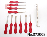 자동차 로크 열기용 가위형 도구 (11 개 세트)