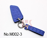 칼날형 BMW 스마트키용 키 케이스 버튼 4 개 (남색)