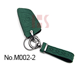 칼날형 BMW 스마트키용 키 케이스 버튼 4 개 (흑녹색)