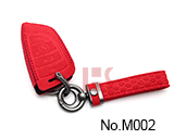 칼날형 BMW 스마트키용 키 케이스 버튼 4 개 (빨간색)