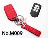 신형 혼다 버튼 3 개 스마트키용 보호 케이스(빨간)