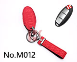 Nissan 버튼 3 개 스마트키용 보호 케이스 (빨간)