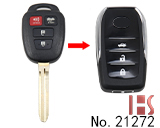 Toyota Camry, Prado, Reiz 구형키>풀딩키로 개조용 키셸（TOY43）
