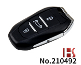 푸조 508 자동차 스마트키 (433MHZ, 4A 칩)버튼 3개