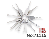 핀 텀블러 자물쇠/서랍 자물쇠/맹꽁이자물쇠 오프닝 키트 총 16 개