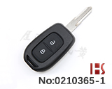 르노(Renault) 2 버튼/수리 교환용 케이스(로고 없음)