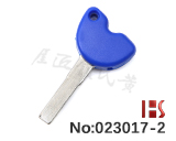 피아지오 PIAGGIO용 키케이스(칩 없음, 로고 없음, 파란색)