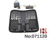 투명 잠금해제 연습용 자물쇠, 해정 도구 세트